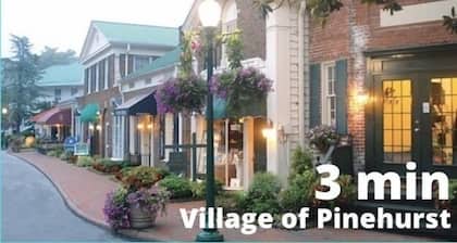#6 near Village w/ King * Pinehurst Brews and Snooze * 4 Beds * EV Charger