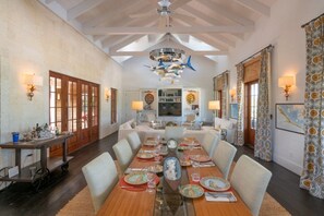 Dining - O'Sea Beach House -Luxury Beachfront home with your very own private dock... (Exuma)