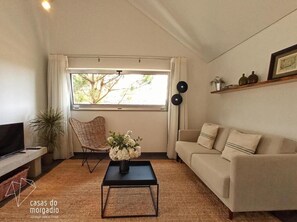 Villa, 1 Bedroom, Garden View | Living area | 42-inch Smart TV with cable channels, TV