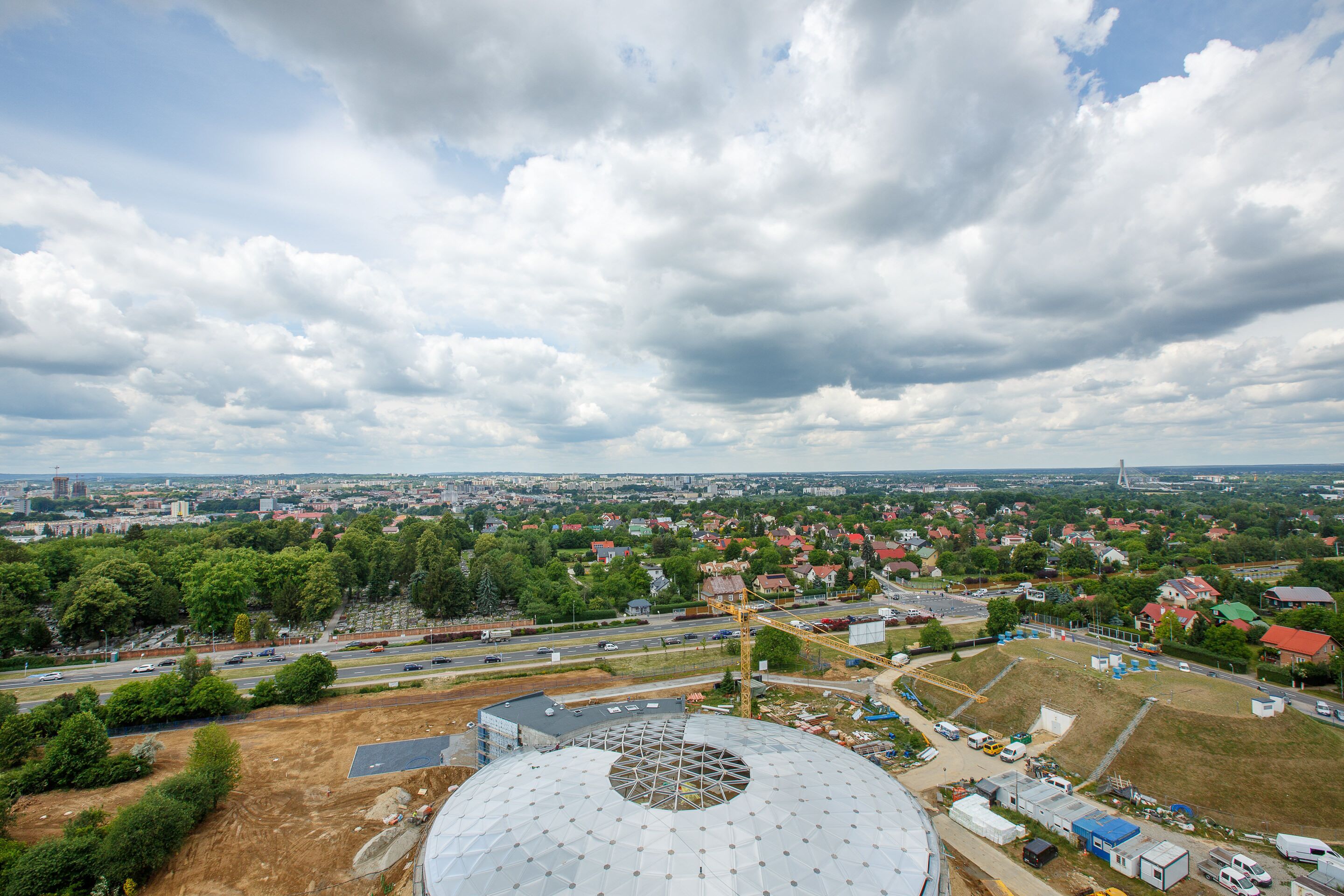 Apartamento panorâmico, 2 quartos, terraço, vista para a cidade | Vista da sacada