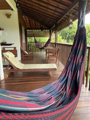 Family Chalet | Terrace/patio - POUSADA HORIZONTE AZUL (Cairu)