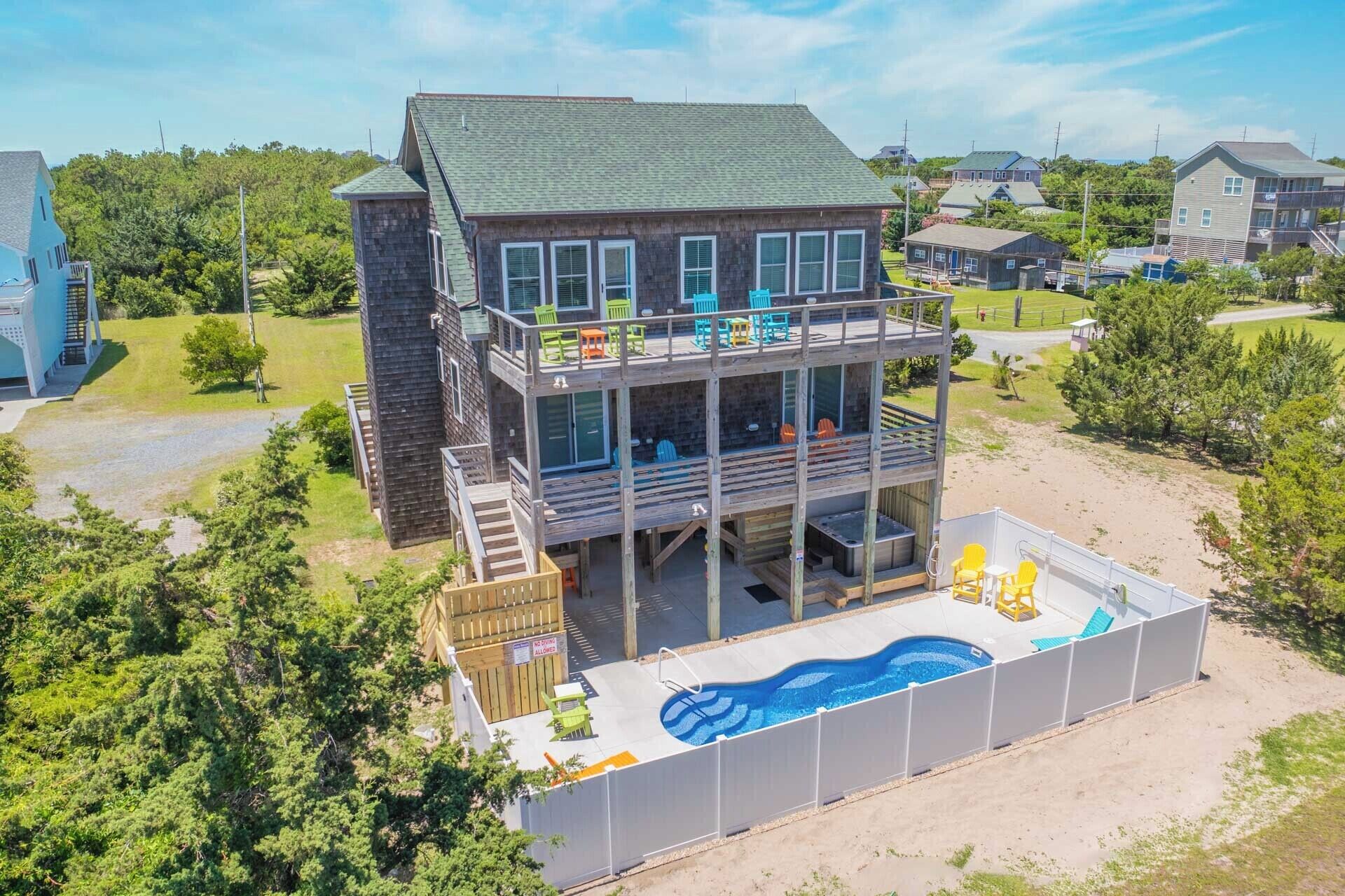 Oceanview, Dog Friendly Home with Pool, Hot Tub, and Community Sound Access
