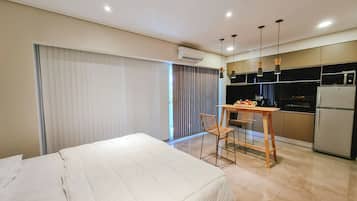 Studio | 1 bedroom, premium bedding, down duvets, pillow-top beds