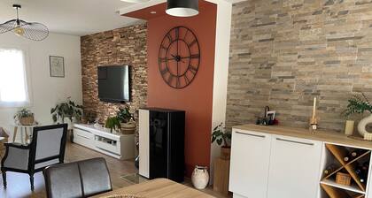 90m3 air-conditioned villa with garden and private outdoor kitchen Borgo