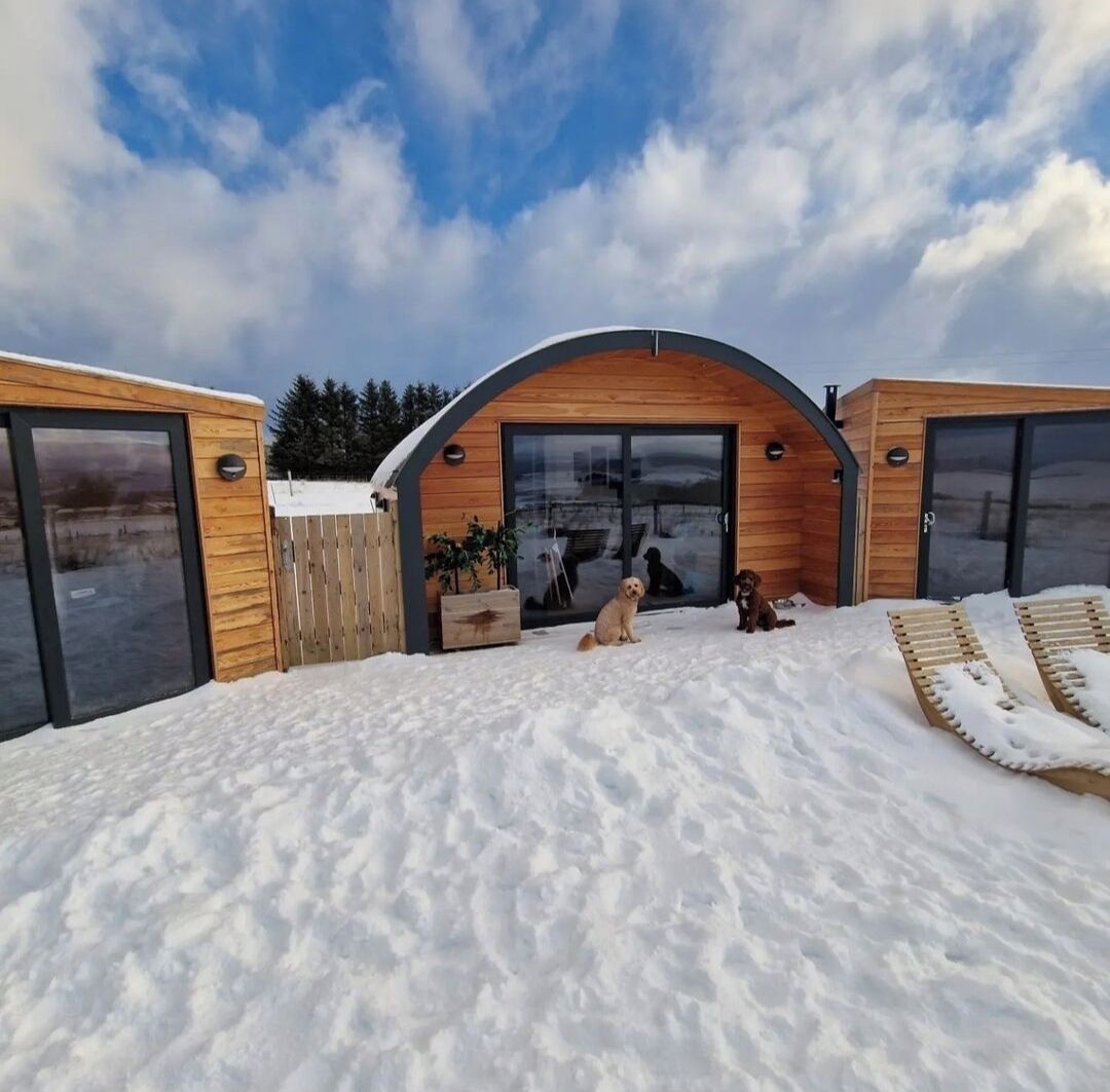Luxury Cabin, Hot Tub (Knockan, Pet Friendly) | 1 bedroom, premium bedding, iron/ironing board, free WiFi