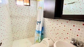 Shower, toilet paper