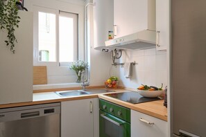 Microwave, oven, dishwasher, electric kettle
