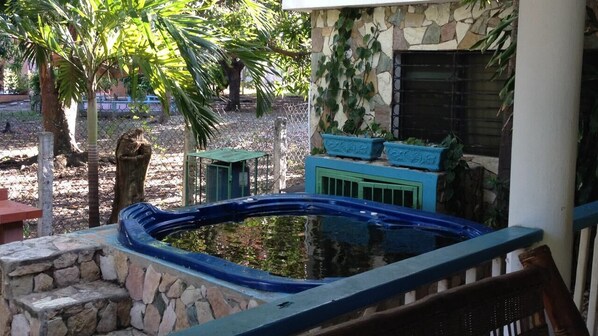 Baignoire à remous extérieure