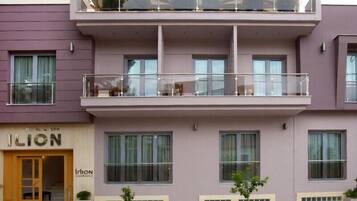 Majoituspaikan julkisivu