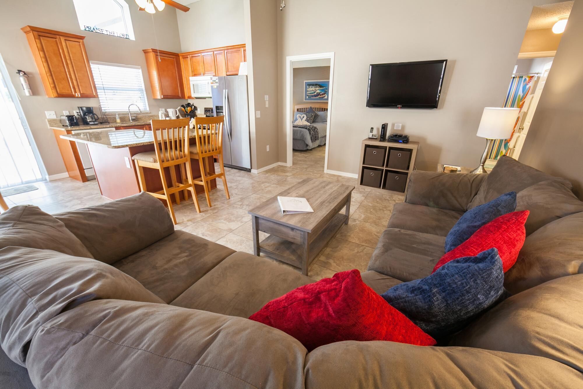 Casa, varias camas (Stephen's Southern Dunes Vacation Hom) | Sala de estar