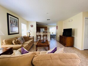 Ferienhaus, Mehrere Betten (Richard's Southern Dunes Vacation Hom) | Wohnzimmer