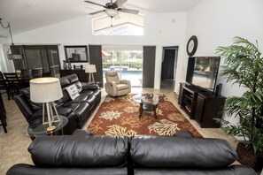 บ้านพัก, หลายเตียง (Susan's Southern Dunes Vacation Home) | ห้องนั่งเล่น