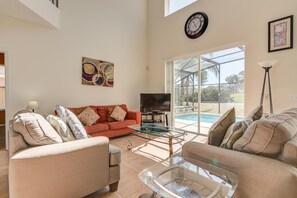 Ferienhaus, Mehrere Betten (Craig's Southern Dunes Vacation Home) | Wohnzimmer