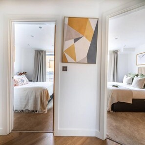 Apartamento | 2 quartos, roupas de cama de algodão egípcio, individualmente decorados