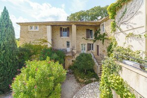 Exterior - Mas Provence Gardoise (Uzès)- Swimming pool 12-6 m - 9 acres garden (Tresques)