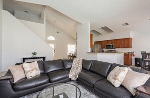 Smart TV, video games, foosball, table tennis