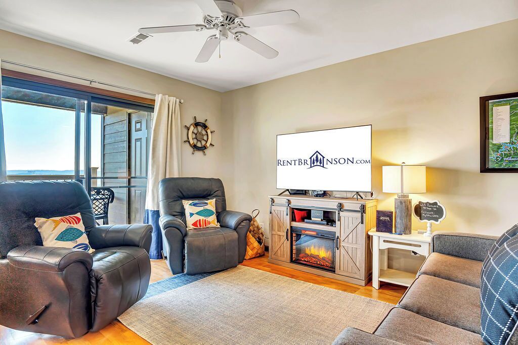 TV, fireplace, DVD player