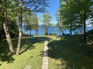 Property grounds - NEW Scenic Lake Michigan House w/ Direct Access to Private Beach (Manistee)