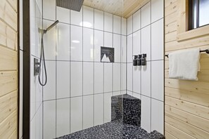 Hair dryer, towels