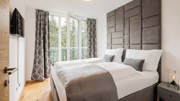 2 makuuhuonetta, vauvan matkasänky, Wi-Fi, vuodevaatteet