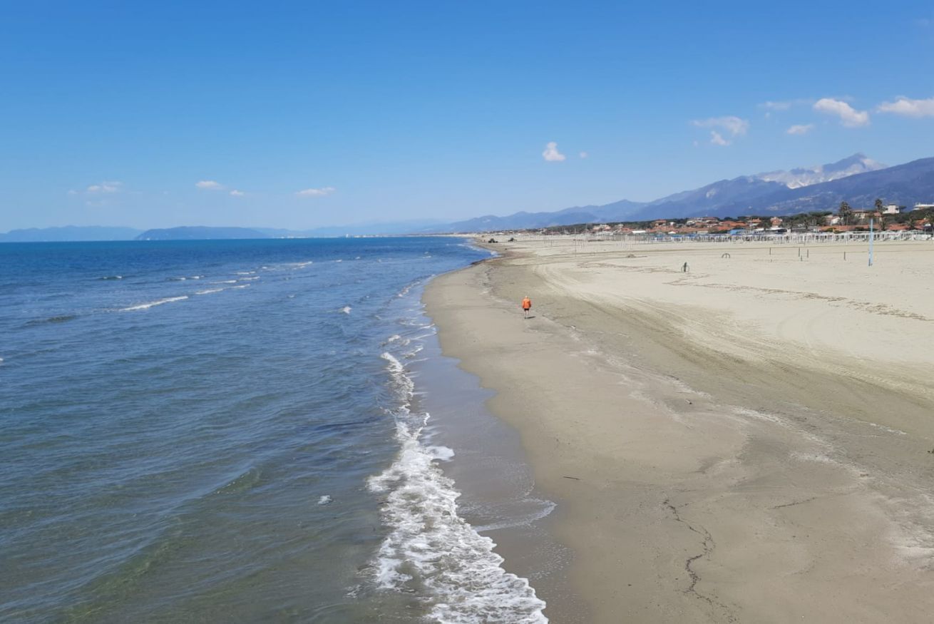 Am Strand, Strandtücher
