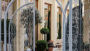 Blick von der Unterkunft