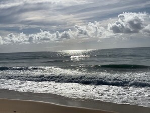 On the beach