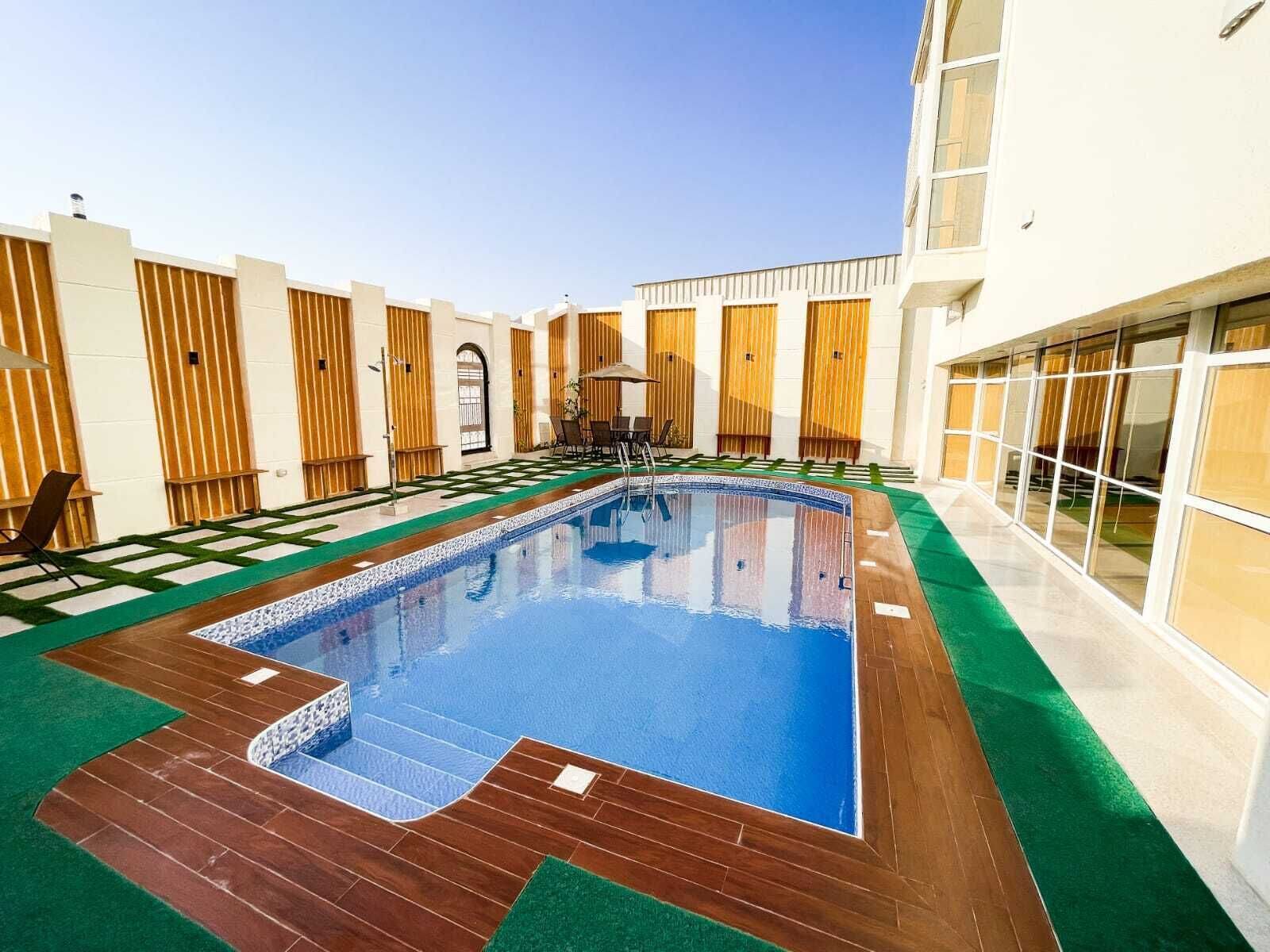 Indoor pool, outdoor pool, open open 24 hours a day, pool umbrellas