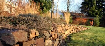 Newly built cottage with pool and  large fenced garden