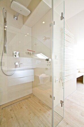 Shower, hair dryer, towels - Dünenpalais, App. 26 (Heringsdorf)