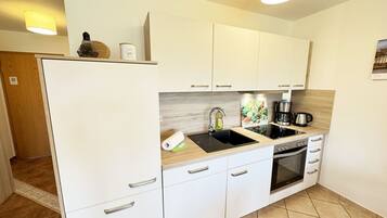 Kühlschrank, Mikrowelle, Ofen, Geschirrspüler