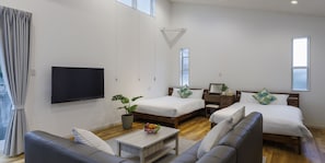 1 bedroom, blackout drapes, free WiFi, bed sheets - la ohana (Motobu)