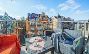 Apartamento superior | Balcón