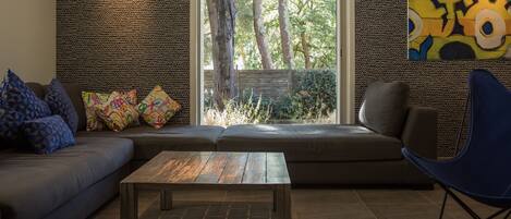 TV, caminetto, tavolo da ping pong