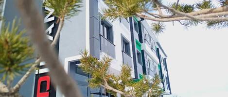 Façade de l’hébergement