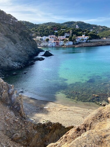 Family home with cottage, superb sea view, private pool, Sa Tuna