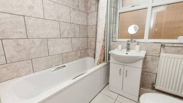 Free toiletries, hair dryer, towels