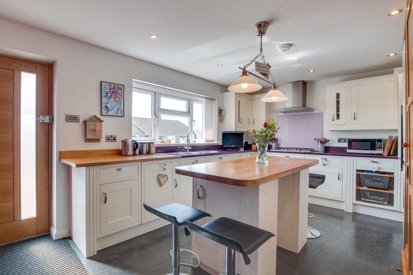 Microwave, oven, dishwasher, highchair