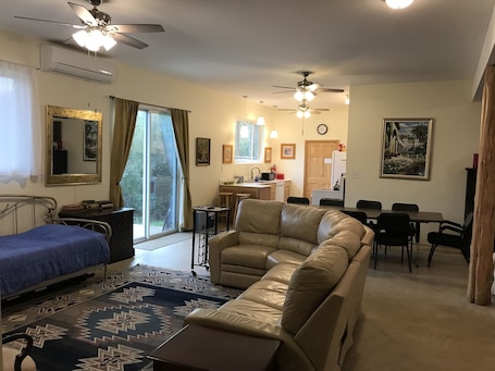 Smart TV, DVD player, books, stereo. Lost Pines Lake House near Bastrop State Park and Buescher State Park..