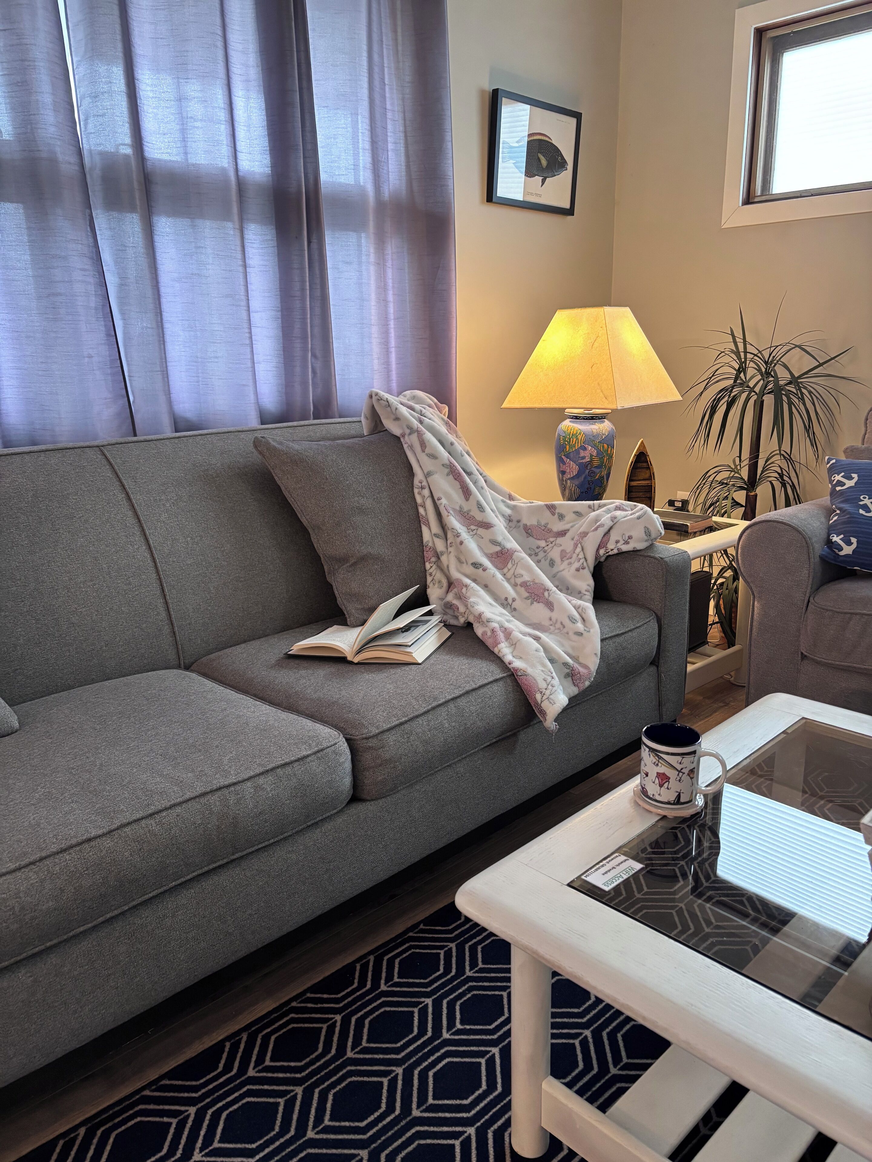 Een smart-tv, een dvd-speler, tafelvoetbal en boeken