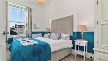 2 soverom, strykejern/-brett, reiseseng for barn og wi-fi (inkludert)