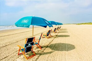 Vlak bij het strand