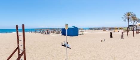 On the beach