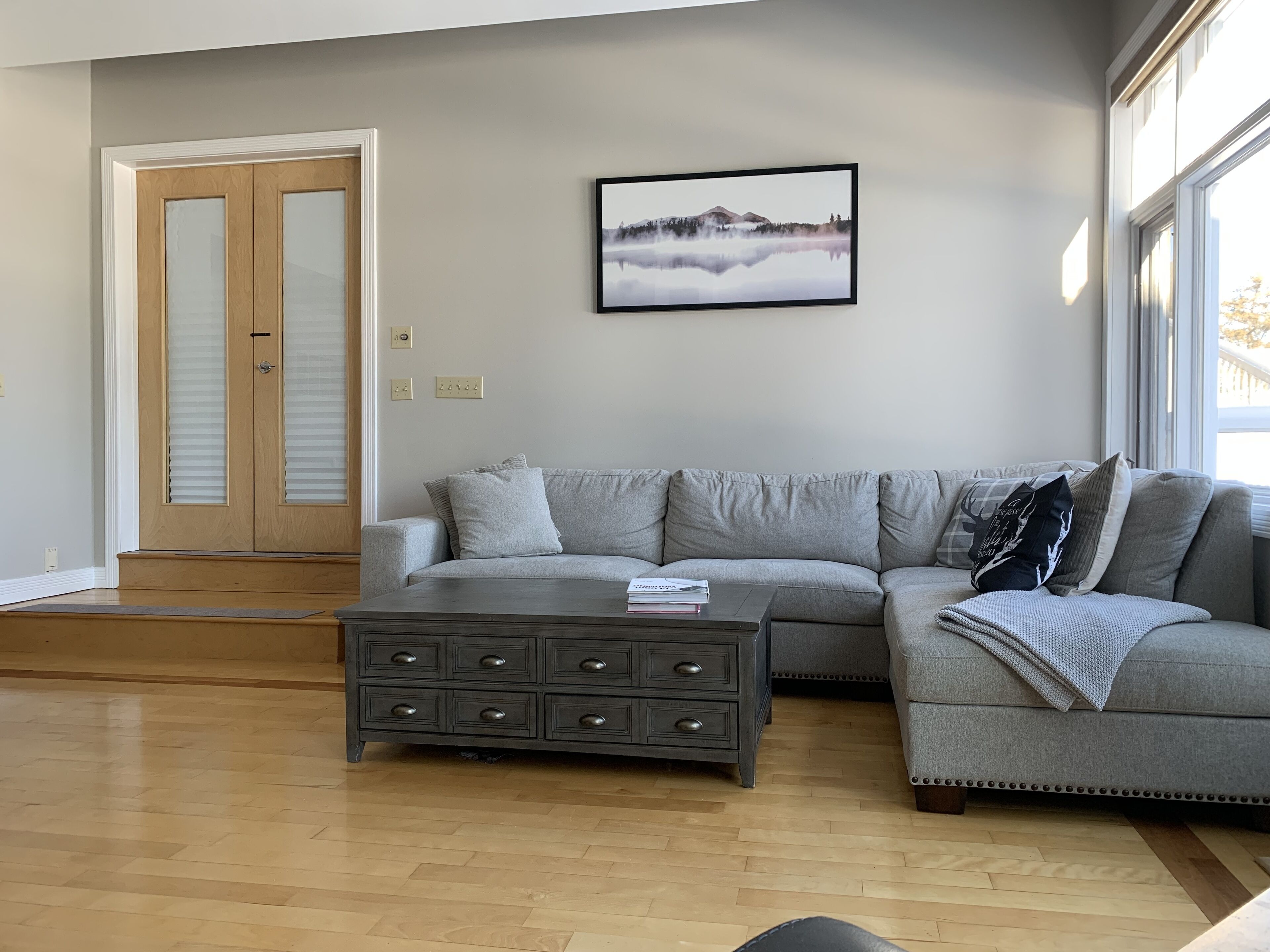 Una Smart TV, una chimenea