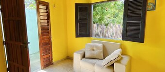 10 minutes walking distance from the beach,.