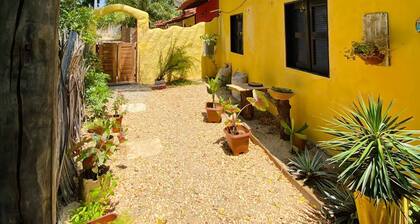 10 minutes walking distance from the beach,.