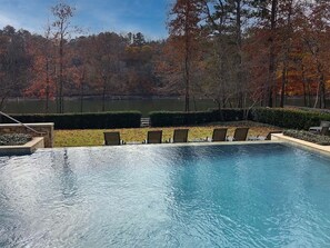Outdoor pool - Waterfront lake house with panoramic views on Smith Lake (Crane Hill)
