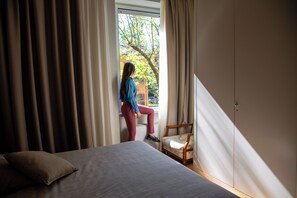 Habitación estándar | Ropa de cama hipoalergénica, edredón y minibar 