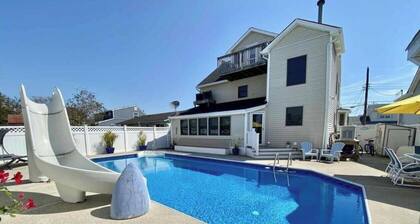 Brigantine Private Oasis – Inground Pool w/ Slide, 3BR + Loft – Pet Friendly