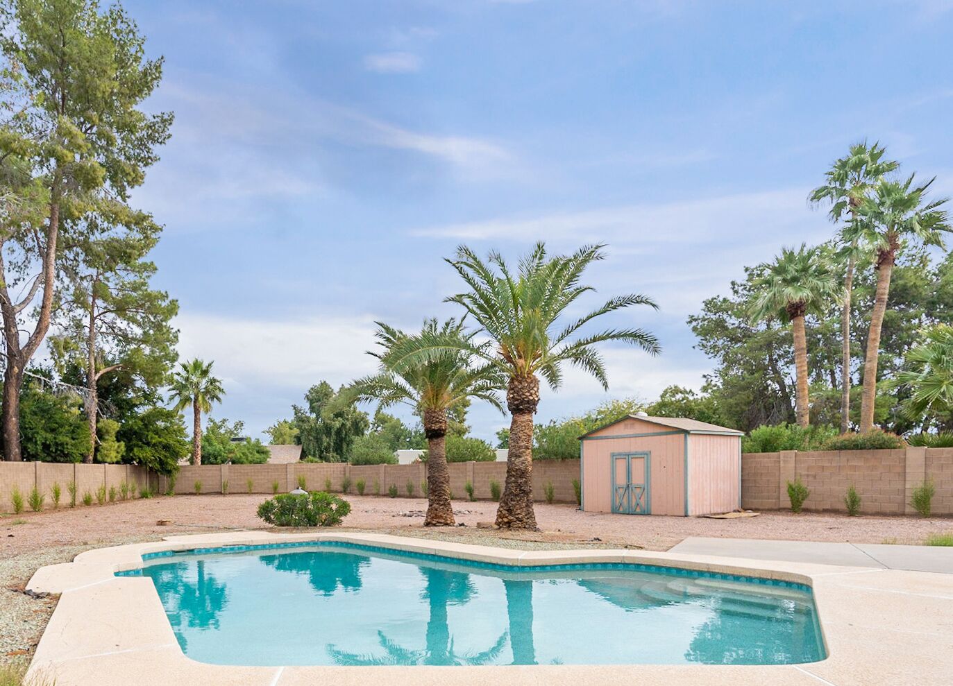 Alberca al aire libre 